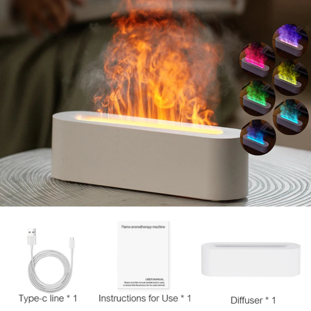 Diffuseur d’Huiles Essentielles Effet Flamme – Design