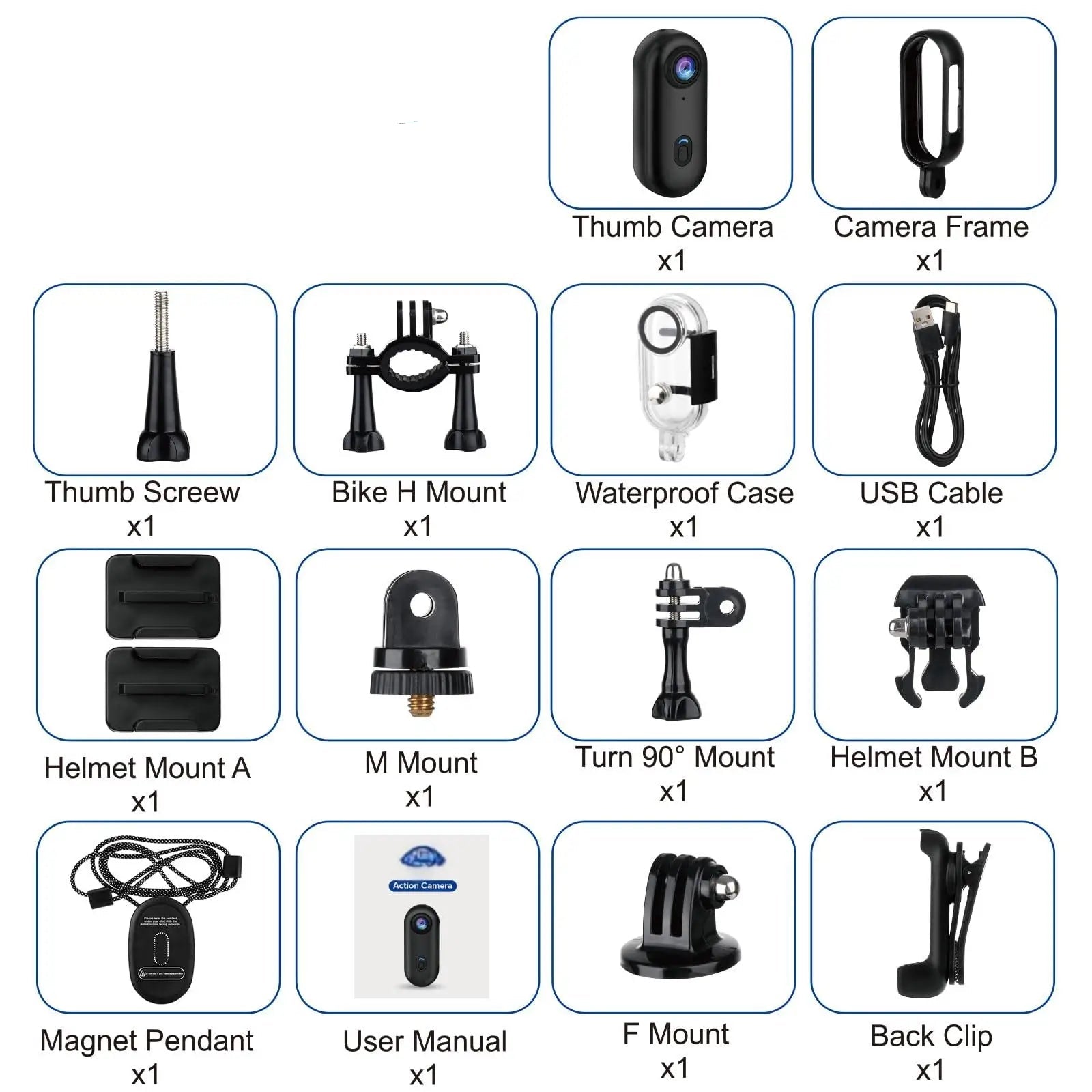 Mini Caméra Sport 4K Ultra HD JT-88