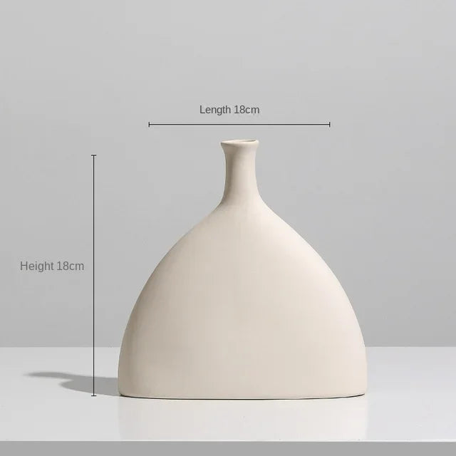 Vase Décoratif en Céramique Simple Nordique