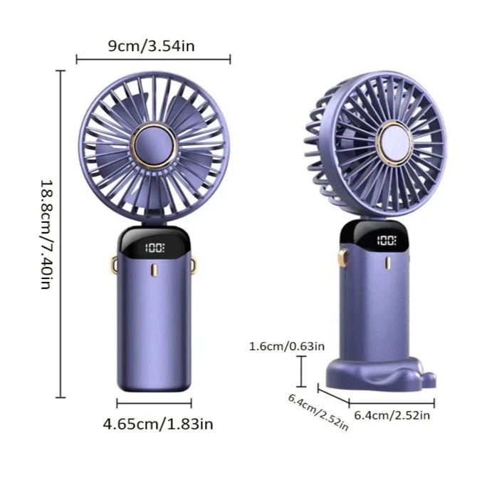 Mini ventilateur portable 5 vitesses