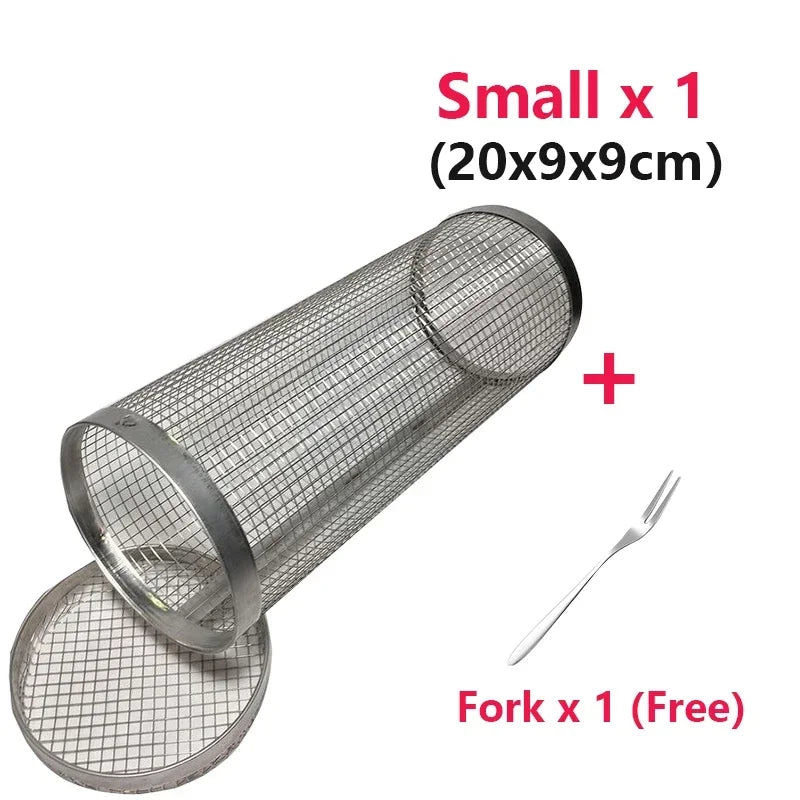 Panier BBQ Cylindrique Inox