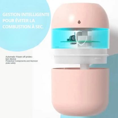 Humidificateur Portable en Forme de Goutte d’Eau – USB, Silencieux et Atomisation d’Air