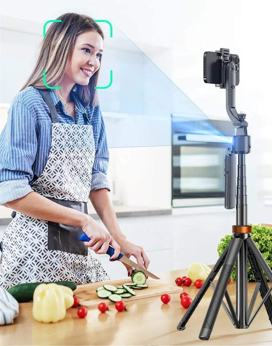 Stabilisateur 360° Intelligent avec Suivi Facial