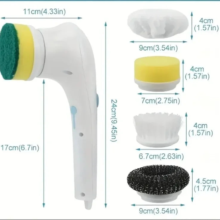 Brosse Électrique de Nettoyage Multi-Usage