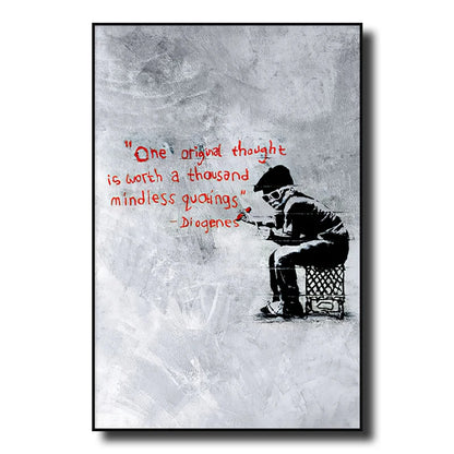 Affiche Toile Graffiti
