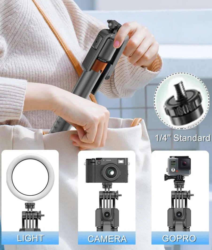 Stabilisateur 360° Intelligent avec Suivi Facial