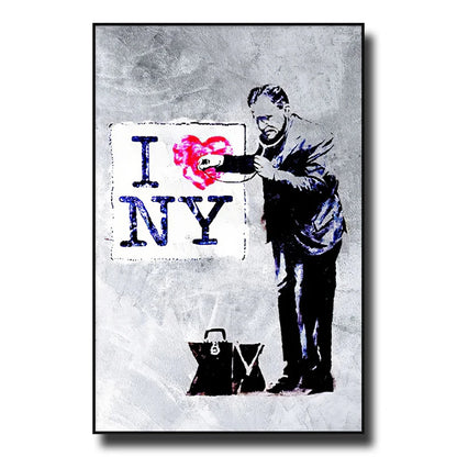 Affiche Toile Graffiti