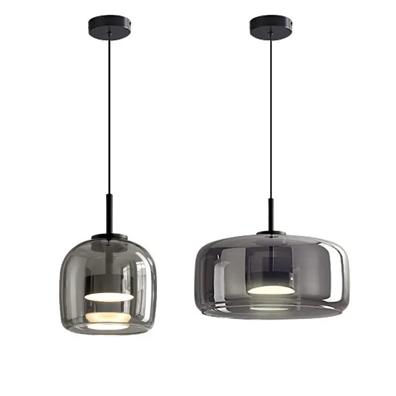 Suspension LED Moderne en Verre