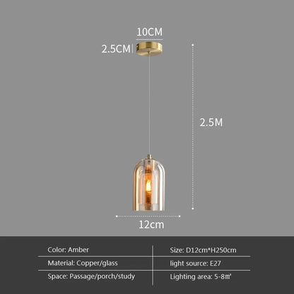 Suspension LED Moderne en Verre